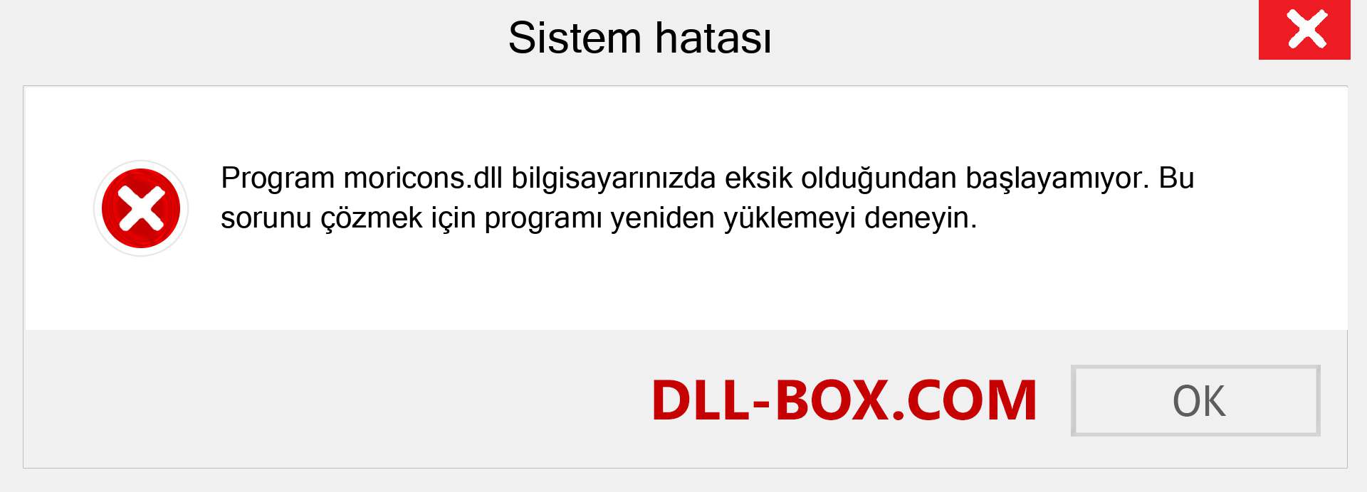 moricons.dll dosyası eksik mi? Windows 7, 8, 10 için İndirin - Windows'ta moricons dll Eksik Hatasını Düzeltin, fotoğraflar, resimler